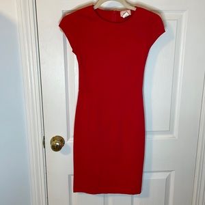 Love…ady Red body con dress size extra small